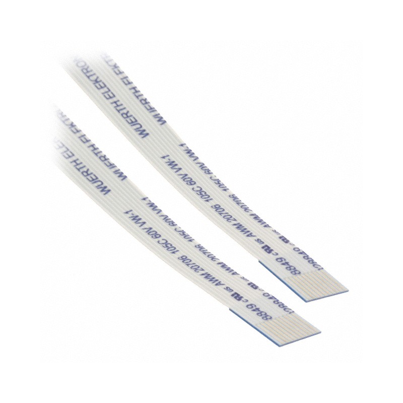 1 pcs : 687610200002 - CABLE FFC/FPC 10POS 0.5MM 7.87'