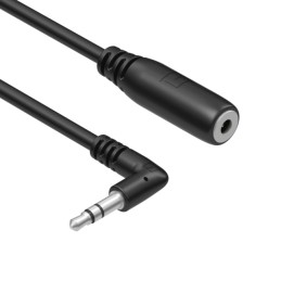 1 pcs : 10-02138 - CBL 3.5MM R/A M TO 3.5MM F SHLD