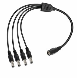 1 pcs : D1004 - CBL ASSY 2.1MM JACK-PLUG RND 1'