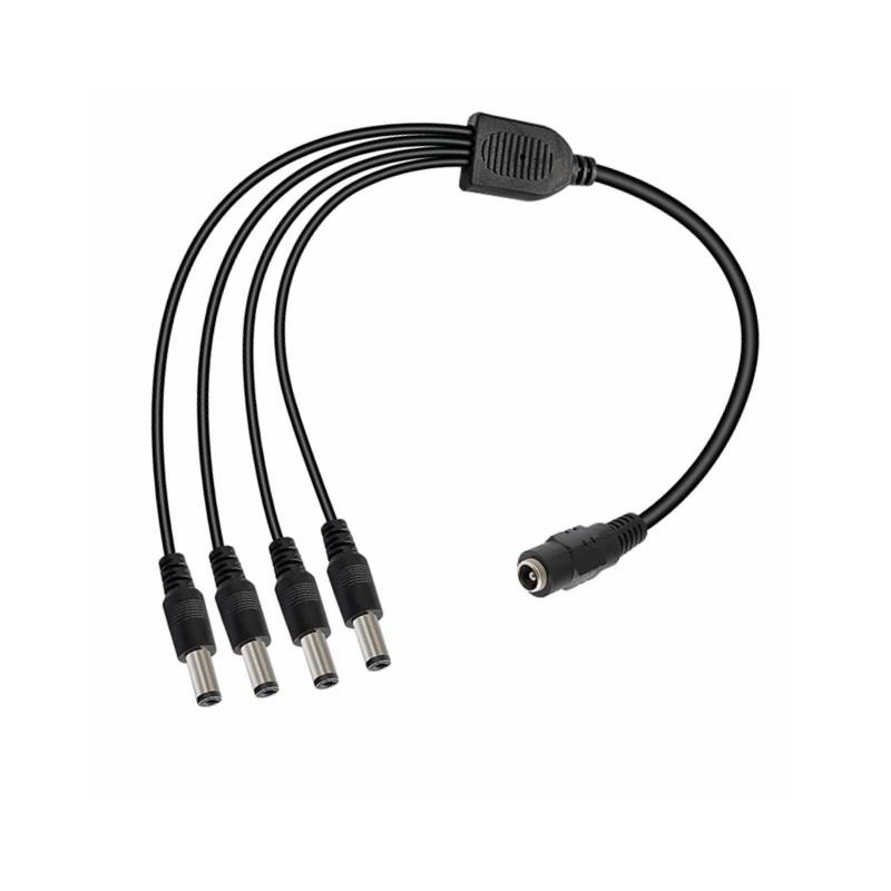 1 pcs : D1004 - CBL ASSY 2.1MM JACK-PLUG RND 1'