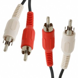 1 pcs : 770-20011-00050 - CABLE 2RCA MALE-MALE 0.5M