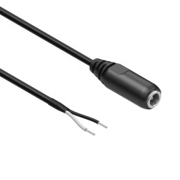 1 pcs : 10-03929 - CBL ASSY 2.1MM JACK-CBL RND 6'