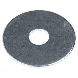 1 Bag of 100 - Bright Zinc Plated Steel Mudguard Washers, M10
