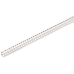 1 Lot of 1 - RS PRO Clear Round Acrylic Tube, 1m x 12mm OD x 8mm ID