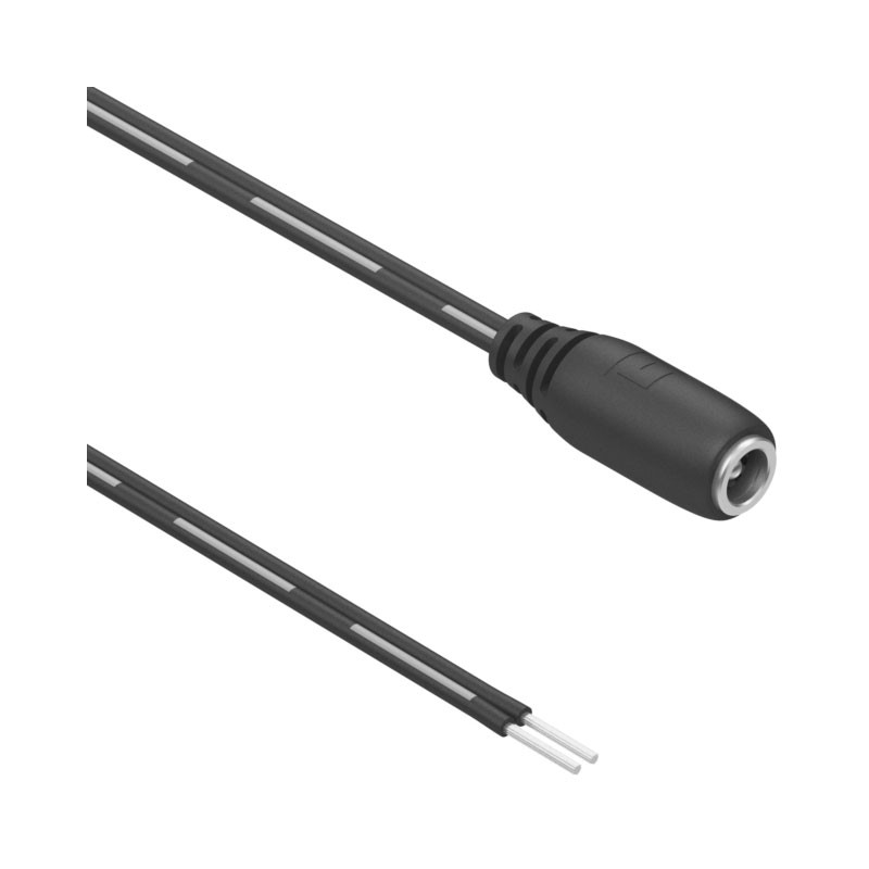 1 pcs : 10-03136 - CBL ASSY 2.1MM JACK-CBL FLAT 6'