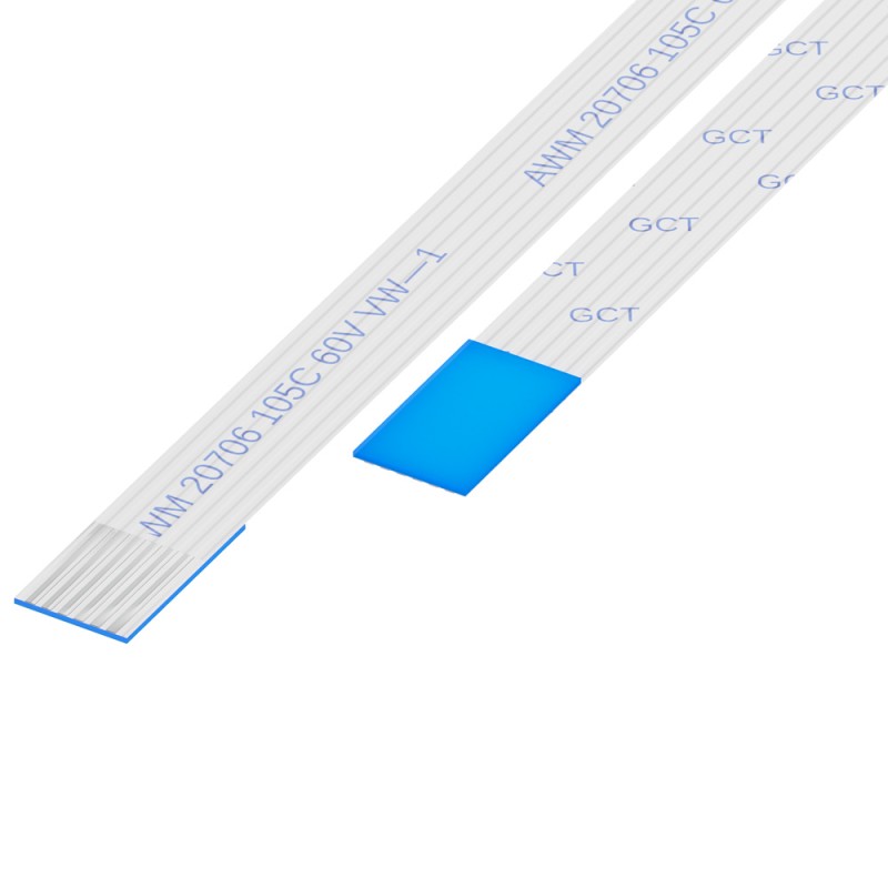 1 pcs : 05-06-D-0050-A-4-06-4-T - CABLE FFC/FPC 6POS 0.5MM 1.97'