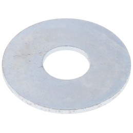1 Bag of 100 - Bright Zinc Plated Steel Mudguard Washers, M10