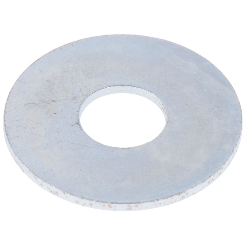 1 Bag of 100 - Bright Zinc Plated Steel Mudguard Washers, M10
