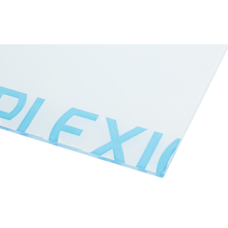 1 Lot of 1 - RS PRO Clear Blue Plastic Sheet, 500mm x 300mm x 3mm