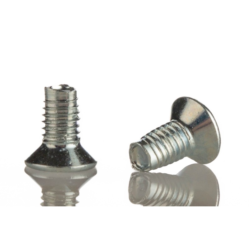 1 Bag of 100 - RS PRO Bright Zinc Plated, Clear Passivated Steel Countersunk Head Thread Forming Screw, M3 x 6mm Long