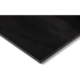 1 Lot of 1 - RS PRO Black Plastic Sheet, 500mm x 500mm x 30mm