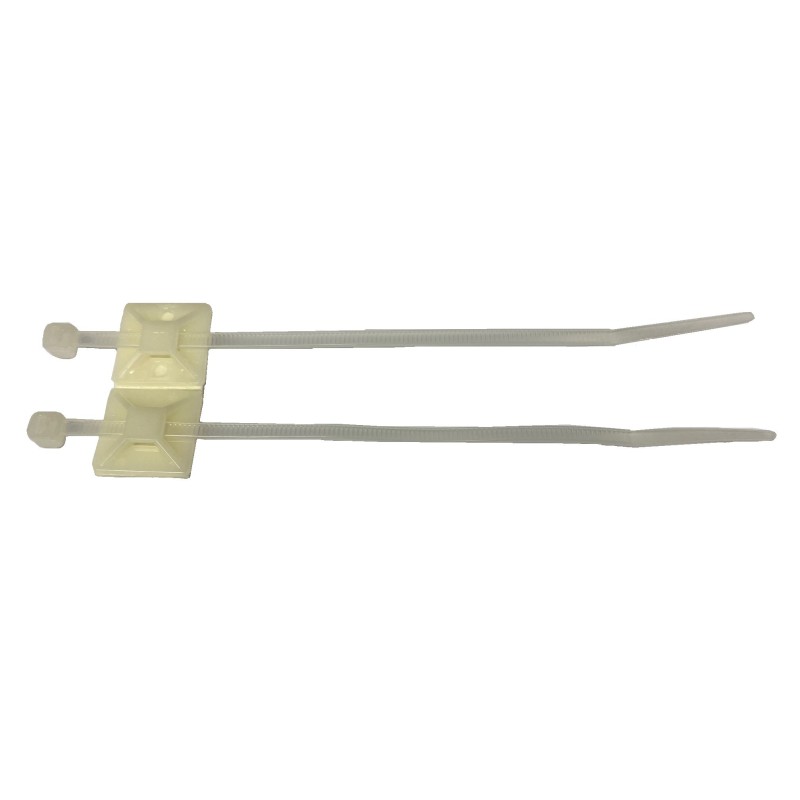 1 Bag of 50 - RS PRO Cable Tie, Natural Nylon