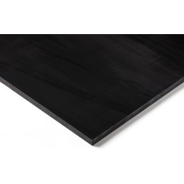 1 Lot of 1 - RS PRO Black Plastic Sheet, 500mm x 500mm x 25mm