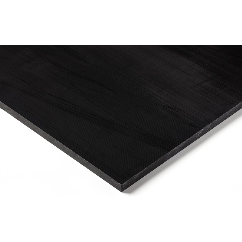 1 Lot of 1 - RS PRO Black Plastic Sheet, 500mm x 500mm x 40mm