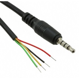 1 pcs : CA-354S - CONN CABLE ASSY 3.5MM 4COND 6'