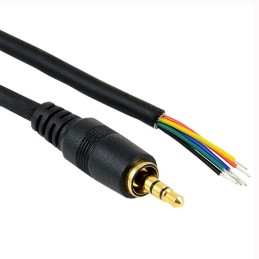 1 pcs : CA-356CS - CONN CABLE ASSY 3.5MM 6COND 6'