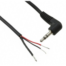 1 pcs : CA-2208 - CABLE ASSY R/A 3.5MM STEREO 6'