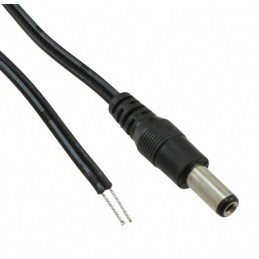 1 pcs : CA-2185 - CBL ASSY 2.1MM PLUG-CBL FLAT 6'