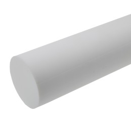 1 Lot of 1 - RS PRO Opaque Fluoroplastics PTFE Rod, 500mm x 65mm Diameter