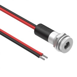 1 pcs : 10-02878 - CBL ASSY 2.1MM JACK-CBL FLAT 1'