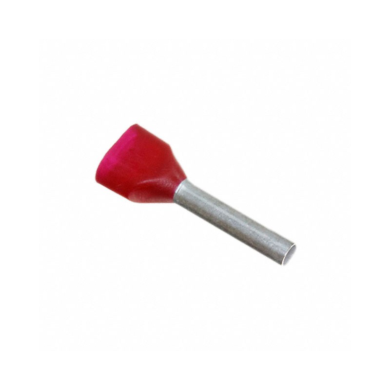 10 pcs : 9018540000 - CONN FERRL DIN 2X17AWG RED