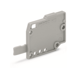 10 pcs : 231-100 - END PLATE 1.5 MM THICK GRAY