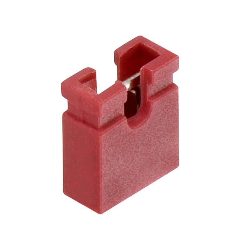 10 pcs : M7581-46 - JUMPER SKT OPEN TOP RED