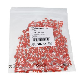 10 pcs : 9004270000 - CONN FERRULE 20AWG ORNGE