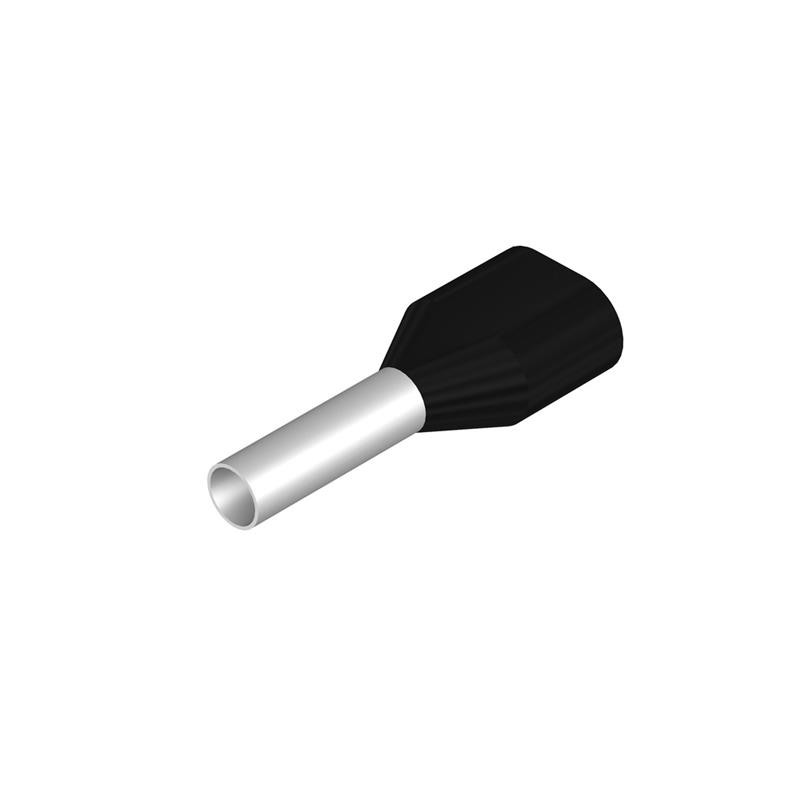 10 pcs : 9004420000 - CONN FERRL DIN 2X16AWG BLK