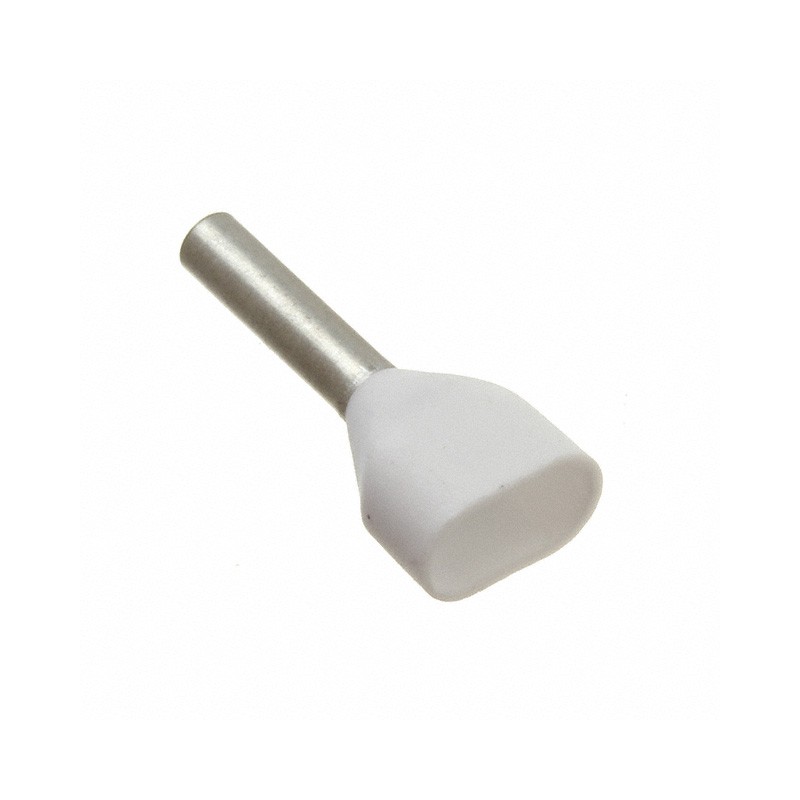 10 pcs : 9037230000 - CONN FERRULE 2 X 18AWG WHT