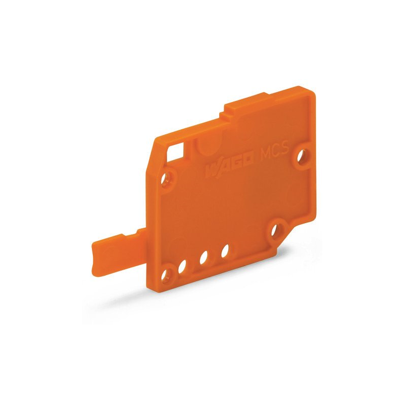 10 pcs : 231-300 - END PLATE 1.5 MM THICK ORANGE