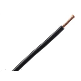 1 Reel of 100 M - RS PRO Black 10 mm² Hook Up Wire, 8 AWG, 72/0.4 mm, 100m, PVC Insulation