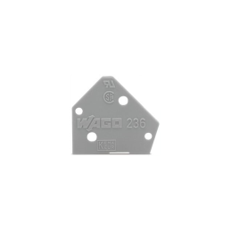 10 pcs : 236-200 - END PLATE 1 MM THICK SNAP-FIT