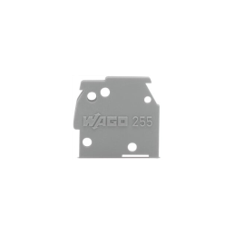 10 pcs : 255-700 - END PLATE SNAP-FIT TYPE 1 MM T