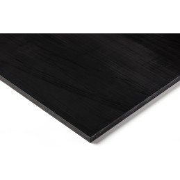 1 Lot of 1 - RS PRO Black Plastic Sheet, 500mm x 500mm x 50mm