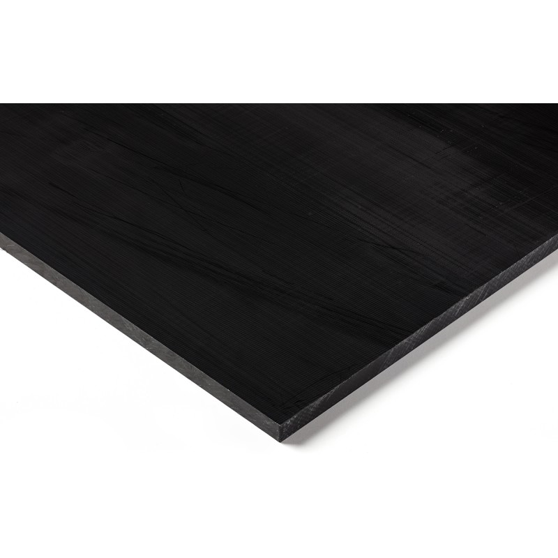 1 Lot of 1 - RS PRO Black Plastic Sheet, 500mm x 500mm x 50mm