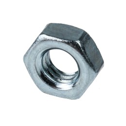 1 Bag of 100 - RS PRO, Bright Zinc Plated Steel Hex Nut, DIN 934, M12