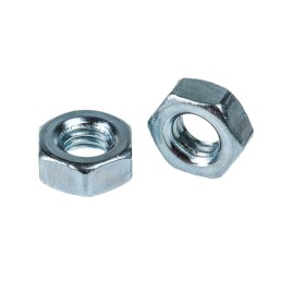 1 Bag of 100 - RS PRO, Bright Zinc Plated Steel Hex Nut, DIN 934, M12