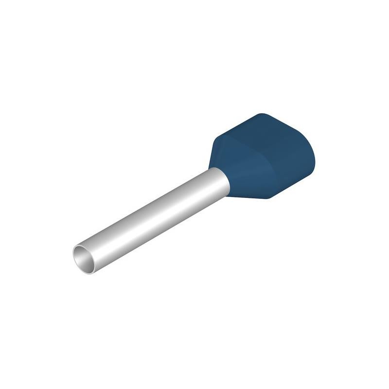 10 pcs : 9037520000 - CONN FERRL DIN 2X14AWG BLU