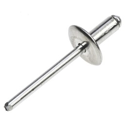 1 Bag of 100 - POP Aluminium Blind Rivet, 4.8mm