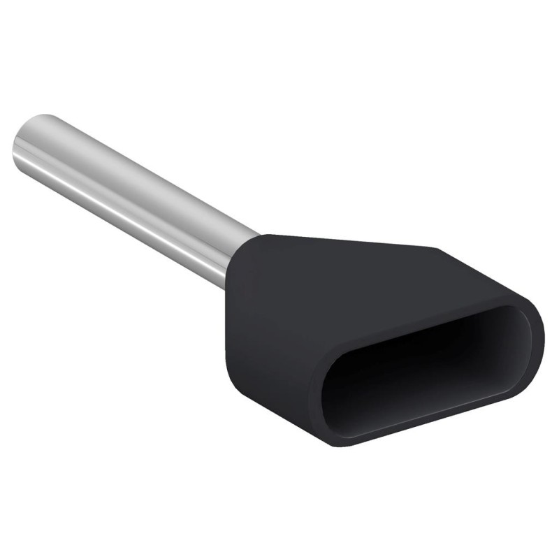 10 pcs : AZ5DE015 - CONN FERRULE 16AWG BLACK 11