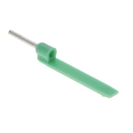 10 pcs : DZ5CA003 - GREEN CABLE END FOR 24 AWG WIRE