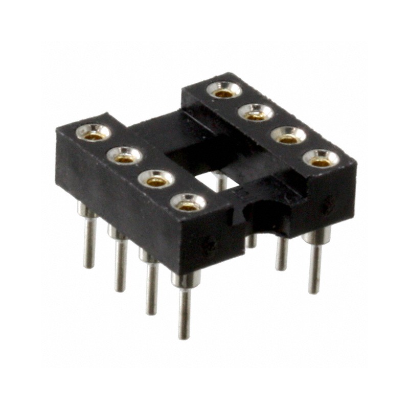10 pcs : SA083000 - CONN IC DIP SOCKET 8POS GOLD