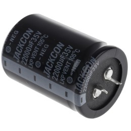 132 pcs - RS PRO 6800μF Aluminium Electrolytic Capacitor 35V dc, Snap-In