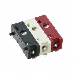 10 pcs : 5-2834006-3 - 3P MRPK CONN_BK/WE/RD