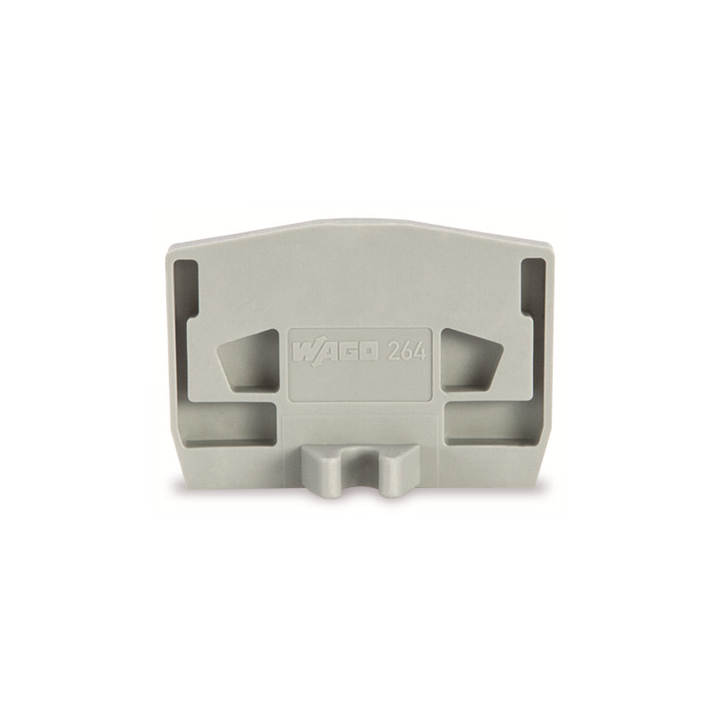 10 pcs : 264-363 - END PLATE WITH FIXING FLANGE 4