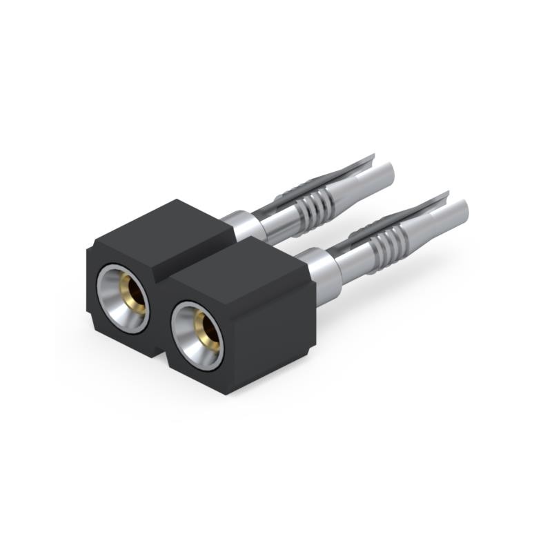 10 pcs : 346-43-102-41-013000 - CONN SOCKET SIP 2POS GOLD