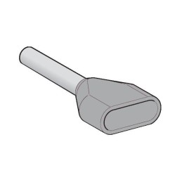 10 pcs : AZ5DE025 - CONN FERRULE 14AWG GRAY 11