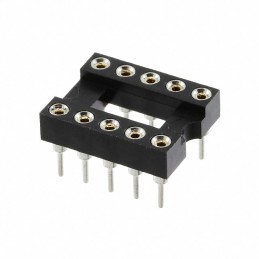 10 pcs : SA103000 - CONN IC DIP SOCKET 10POS GOLD