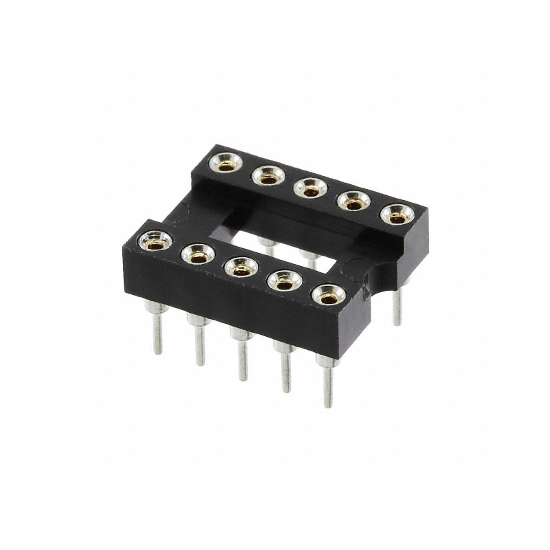 10 pcs : SA103000 - CONN IC DIP SOCKET 10POS GOLD